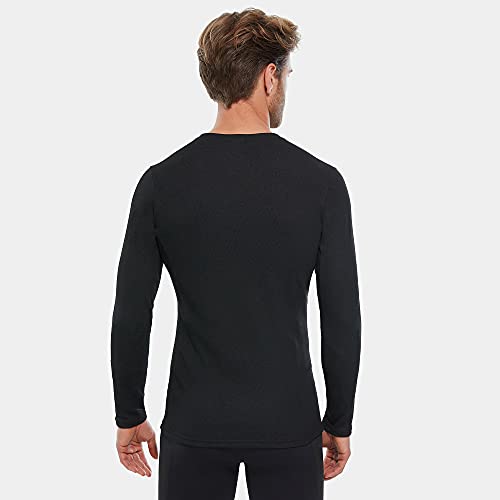 The North Face M Easy L/S Crew Neck TNF Black Baselayer, Hombre, TNF Black, XL