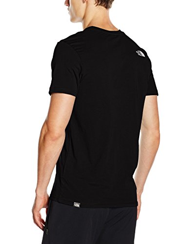 The North Face T92TX5 Camiseta De Manga Corta Simple Dome, Hombre, Negro (TNF Black), XXL