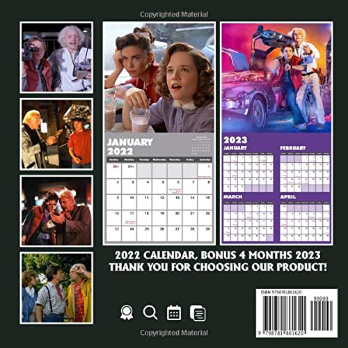 The Sci-Fi Movie 2022 Calendar: Movie TV Series Film Calendar 2022, January 2022 - December 2022, 12 Months, Squared Monthly, Mini Planner | Kalender Calendario Calendrier | BONUS Last 4 Months 2021