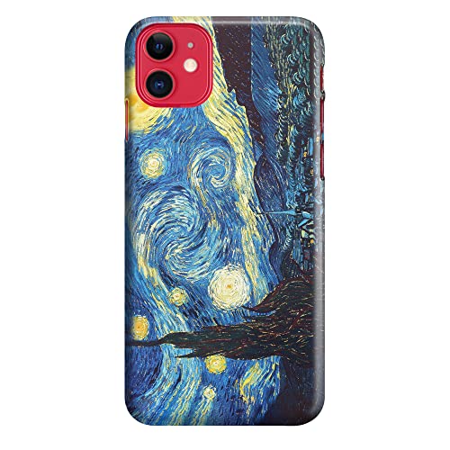 ThePhoenixDesign Funda protectora La noche estrellada de Vincent Van Gogh Starry Night Art Paint compatible con Apple iPhone X/Xs