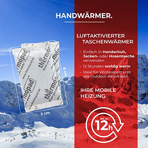 Thermopad Handwärmer - Calentadores de mano, color beige, talla 30 Pairs