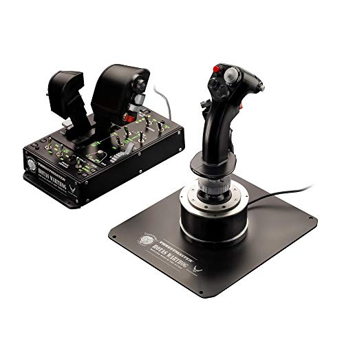 Thrustmaster HOTAS WARTHOG - PC - Joystick + Mando de potencia réplica HOTAS (Hands On Throttle And Stick) del avión de combate U.S. Air Force A-10C