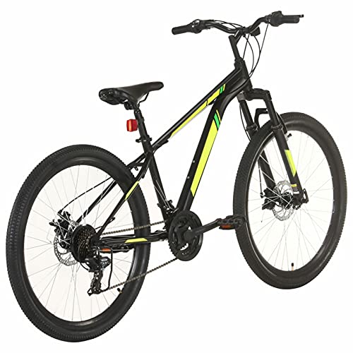 Tidyard Bicicleta de Montaña 21 Velocidades 27,5 Pulgadas Rueda 38cm Bicicleta Montaña para Adulto Negro