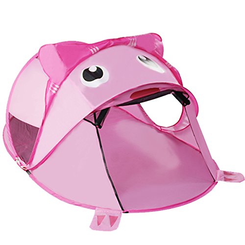 Tienda Baby Play Tent Outdoor & Indoor Toy Tienda para niños Tiger Toys Tienda para niños Plegable Regalo para niños (Color : Pink)