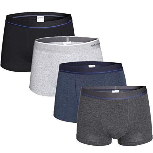 TIGERROSA 4pcs / Lot Men Boxers Underwear Sexy Male Short Cotton Underpant Underpant Plus Size S-3XL Man Boxershorts Mens Panties Style A @ XXXL