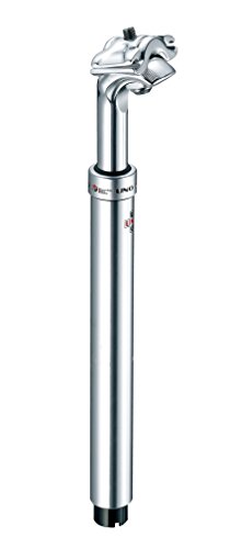 Tija Confort con Suspensión de Aluminio 26.8 mm 6061-T6 2D en Color Plata para Bicicleta 3500