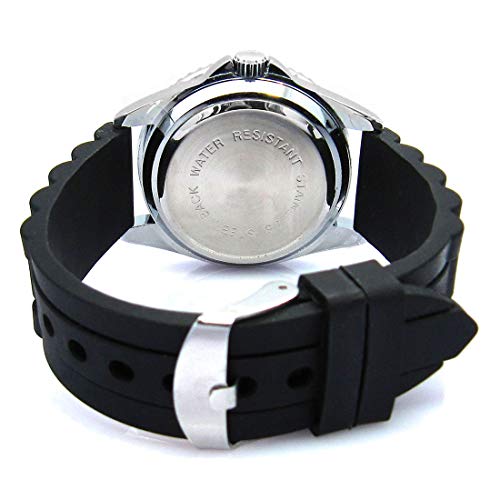 Timest - Rottweiler - Unisex Reloj con Correa de Silicona Negro Analógico Cuarzo CSE031SB