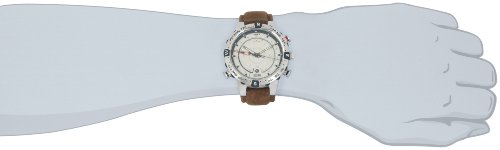 Timex Intelligent Quartz - Reloj análogico para Hombre de cuarzo con correa de cuero, color Marrón/Beige