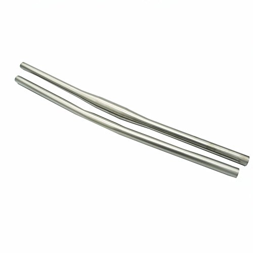 TiTo MTB - Manillar plano de titanio para bicicleta (25,4/31,8 mm x 680/700/720/740 mm)