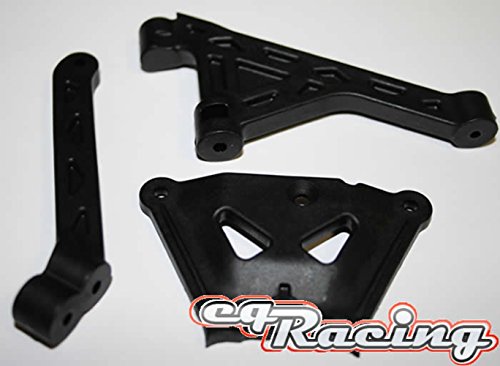 TLR Team Losi 8IGHT 3.0 Truggy Chassisversteifung Chassis Brace Front Rear LOSA4413 L8T®