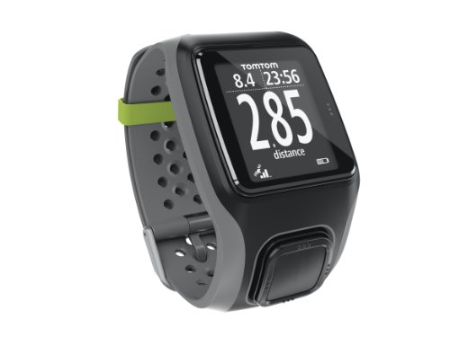 TomTom Sportuhr Multisport GPS HRM und Kadenzsensor Reloj pulsómetro y Sensor cadencia, Hombres, Gris, M