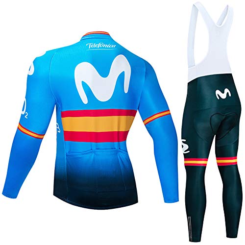 TOPBIKEB Ropa Ciclismo Verano para Hombre, Ciclismo Maillot Mangas Largas y Ciclismo Culote Bicicleta