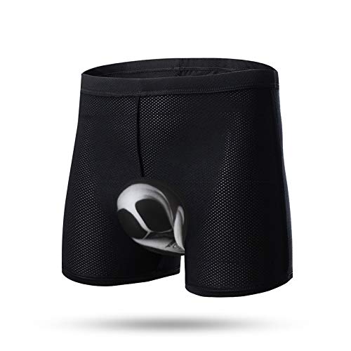 TOPTETN 3D Acolchado Bicicleta Ciclismo Ropa Interior Pantalones Cortos Transpirable Ligero Hombres y Mujeres