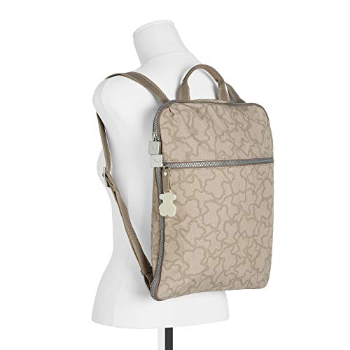 Tous Kn, Bolso Mochila para Mujer, Gris (Piedra 695810040), 32x41x13 cm (W x H x L)