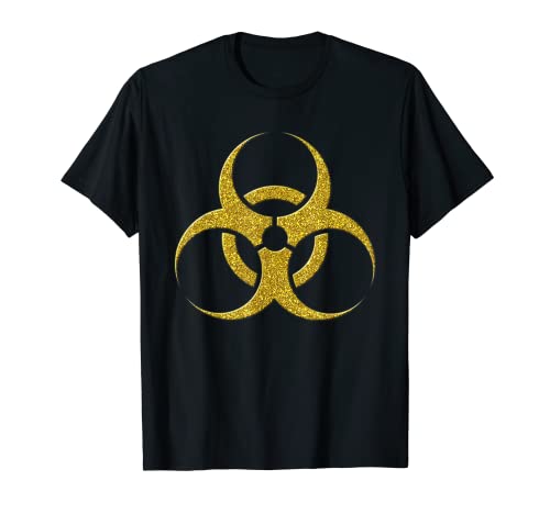 Toxic Biohazard radiación, símbolo la vendimia la toxina Camiseta