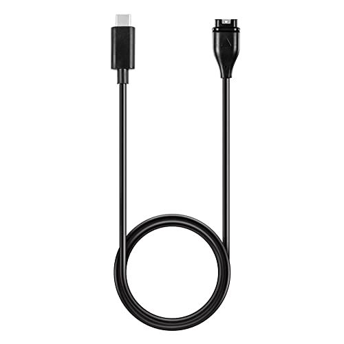 TPC Mobile Cable de Datos y Carga USB Tipo C - Compatible con Garmin Fenix 6/ 6S/ 6X/5/ 5S/ 5X/ Forerunner 245/ Vivoactive 3/4/ 4S/ Venu (1m.)