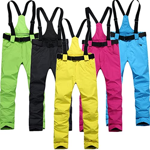 Traje de Esquí Nuevos pantalones de nieve al aire libre Talla grande Cintura elástica Dama Patinaje Pantalones de esquí de invierno Pantalones de esquí al aire libre for mujer Chaqueta de Esquí Montañ