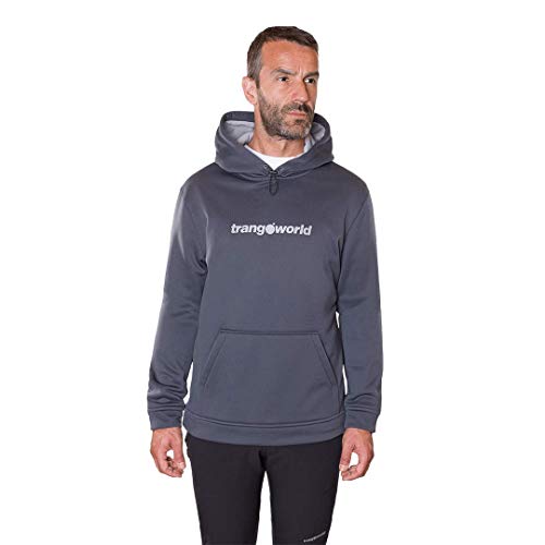 Trangoworld Login Sudadera, Hombre, Antracita/Gris Ceniza, S