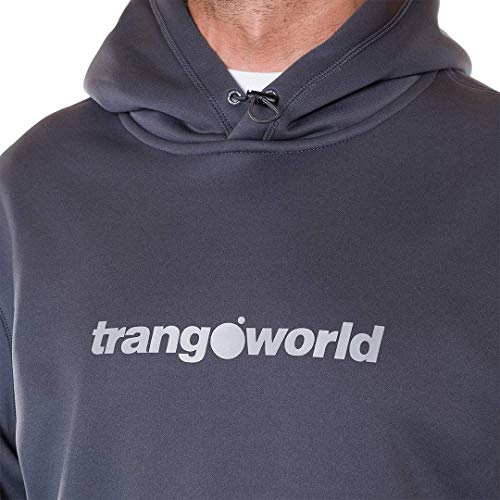 Trangoworld Login Sudadera, Hombre, Antracita/Gris Ceniza, S