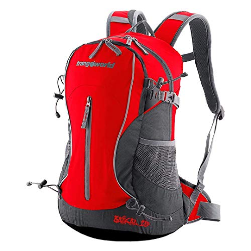 Trangoworld Mochila Baikal 25, Unisex, Rojo/Antracita, Talla única