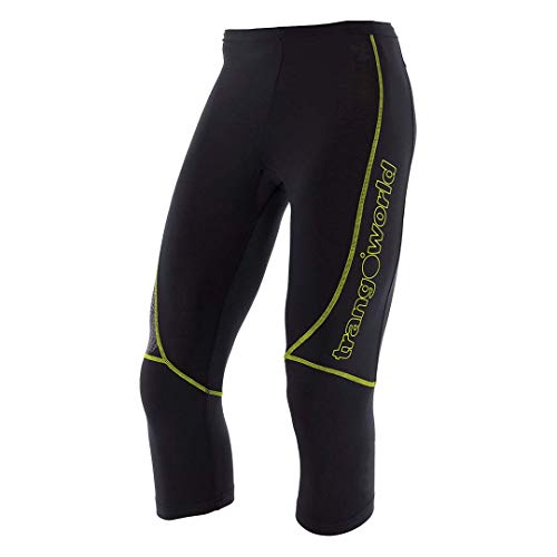 Trangoworld Sahun Pant. Pirata, Hombre, Negro/Verde Lima, M