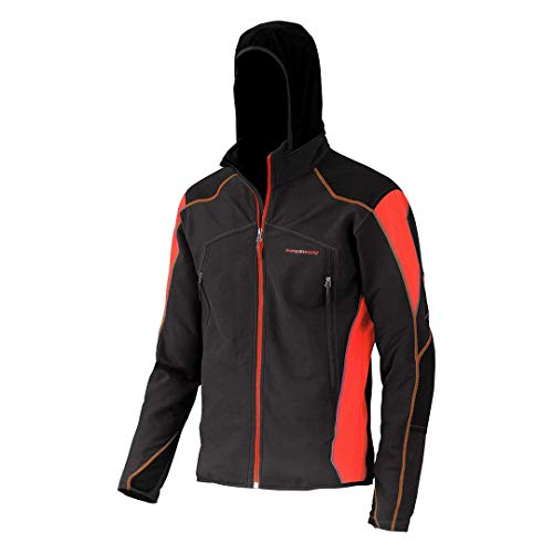 Trangoworld Ulsan Chaqueta, Hombre, Negro/Naranja, L