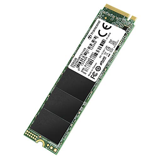 Transcend MTE110S – SSD 256 GB, NVMe PCIe Gen 3x4 M.2, hasta 1600 MB/s de lectura