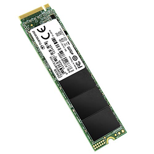 Transcend MTE110S – SSD 256 GB, NVMe PCIe Gen 3x4 M.2, hasta 1600 MB/s de lectura
