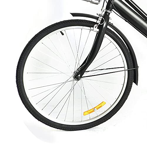 Triciclo de 24 pulgadas para adultos, ajustable, compra de 3 ruedas, bicicleta de 7 velocidades, con cesta para adultos, bicicleta cómoda (no plegable)