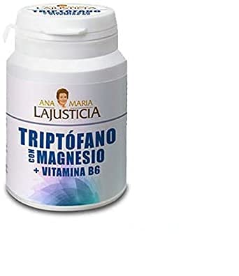 TRIPTOFANO CON MAGNESIO + VITAMINA B6 ANA MARIA LAJUSTICIA SIN GLUTEN 60 COMPRIMIDOS 0.85GR CADA UNO