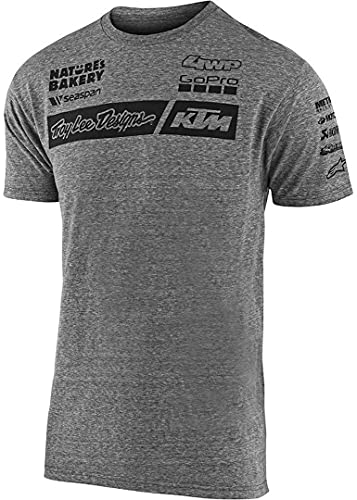 Troy Lee Designs Camisas para hombre 20 TLD KTM Team - gris - Small