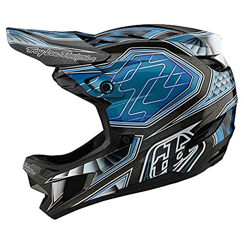 Troy Lee Designs Casco compuesto D4 con Mips para Bmx Mtb Dh - BAJO RIDER TEAL (L (58-59cm))