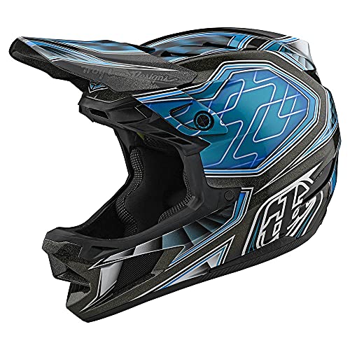 Troy Lee Designs Casco compuesto D4 con Mips para Bmx Mtb Dh - BAJO RIDER TEAL (L (58-59cm))