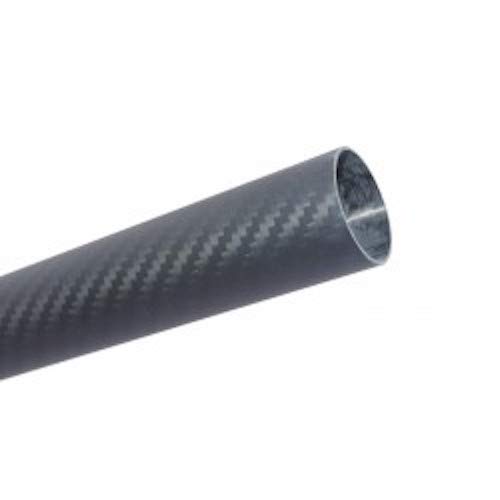 Tubo Fibra de Carbono 100% Matte 14mm x 12mm x1000mm