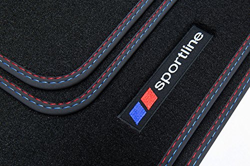 tuning-art SF009 Sportline Design Alfombrillas para BMW Série 2 F45 Active Tourer 2014-