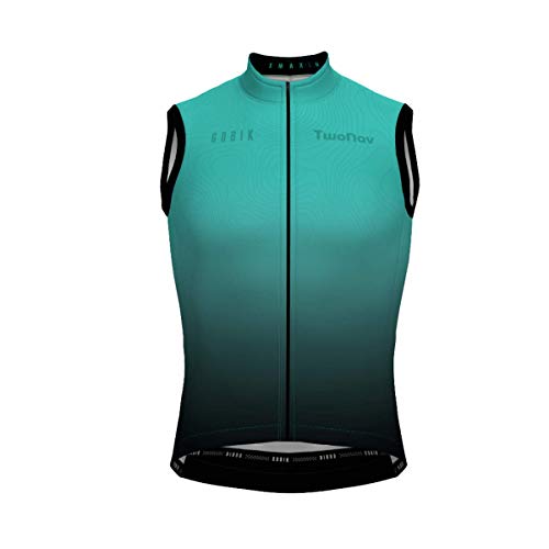 TwoNav - Chaleco Ciclismo para Hombre Freedom to Discover (S), Turquesa