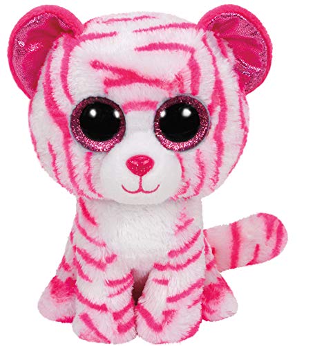 TY - Beanie Boos Asia, tigre, 23 cm, color blanco / rosa (United Labels Ibérica 36823TY)