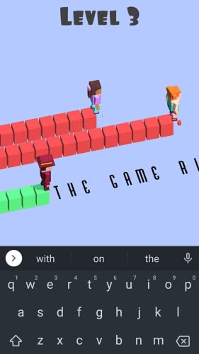 Type Racer - Run Among Typing Tiles 3D