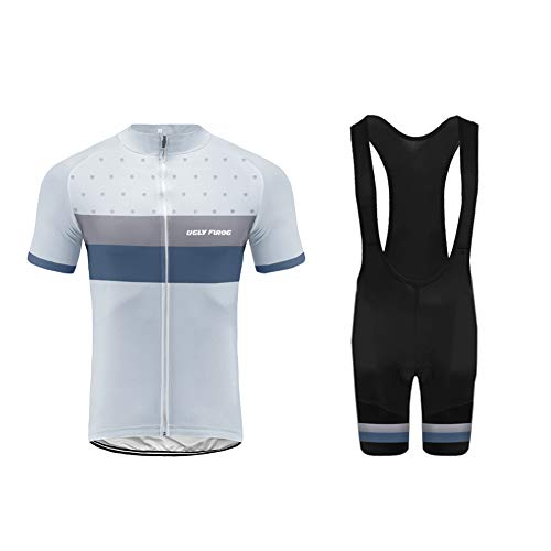 Ciclismo Ropa Pantalones Cortos Mangas Cortas de Ciclismo Maillot Transpirable para Deportes al Ciclo Bicicleta Equipacion Ciclista Uglyfrog 2019 Bike Wear De Manga Corto Maillot agenciatasla.com.br