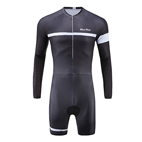 UGLY FROG 2019 Nuevos Bodies Hombres De La Manga del Cortocircuito del Verano Traje De Baño Transpirable Skinsuit Stes con Gel Pad Ropa De Deporte Exterior Triatlón Ropa BYD04