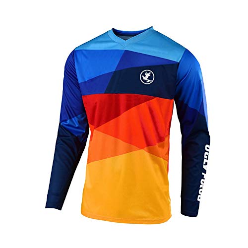 UGLY FROG 2021 - Camiseta de ciclismo para hombre de manga larga para bicicleta de montaña Downhill Freeride BMX