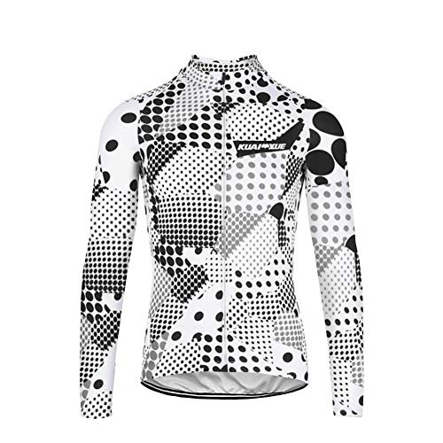 UGLY FROG Bike Wear De Manga Larga Maillot Bicicleta Hombre Maillot Ciclismo Manga Larga para Hombres con Bolsillos CXML07F