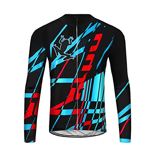 UGLY FROG Bike Wear Maillot Bicicleta Hombre Invierno Maillot Ciclismo Manga Larga para Hombres con Bolsillos