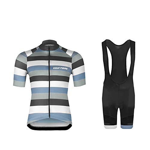 UGLY FROG Ciclismo Jersey Team Ciclismo Ropa Jersey Bib Shorts Kit Camisa de Secado rápido Ropa al Aire Libre de la Bicicleta FAX19DT01
