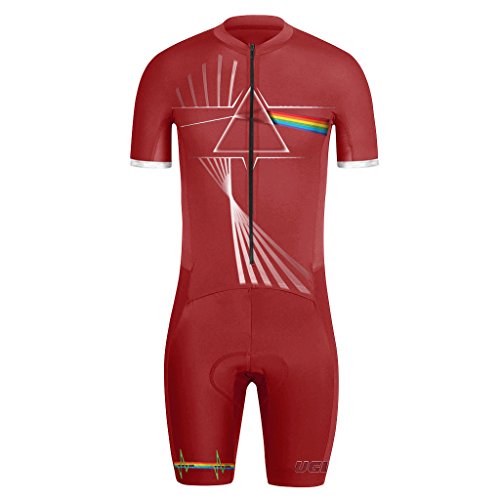 UGLY FROG FAEDX09 Ciclismo Hombres Skinsuit de Bicicleta Conjunto de Ropa de Ciclo Short Jersey with Short Legs de Manga Corta