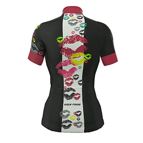 UGLY FROG Maillot de Ciclismo para Mujer, Camiseta de Manga Corta para Bicicleta de montaña, para Montar en Bicicleta Mujer DXWX01F