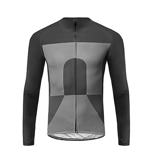 UGLY FROG Ropa Ciclismo Otoño/Invierno/Primavera para Hombre - Ciclismo Maillot MTB de Manga Larga ACXMX07