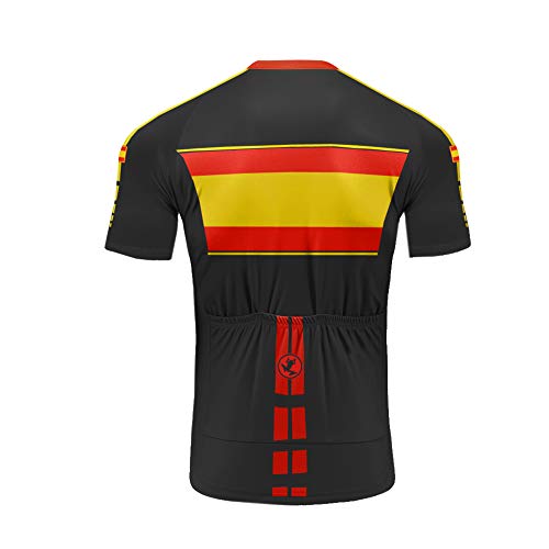 UGLY FROG Verano Hombre Cycling Jersey Maillot Ciclismo Mangas Cortas Camiseta de Ciclistas Ropa Ciclismo Selección Española GQX07F