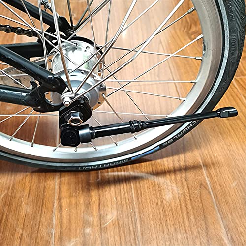 UKKO Pata de Cabra para Bicicleta Picador De Bicicleta Ultraligero para Bicicleta Plegable De Brompton Aluminio CNC-Gold