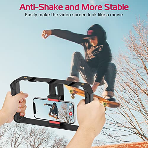 Ulanzi U Rig Soporte movil Video Smartphone Video Rig Soporte de Trípode con Estabilizador de Video para Teléfono Videomaker Film-Maker Video-grapher para iPhone X XS XS MAX XR Huawei Samsung